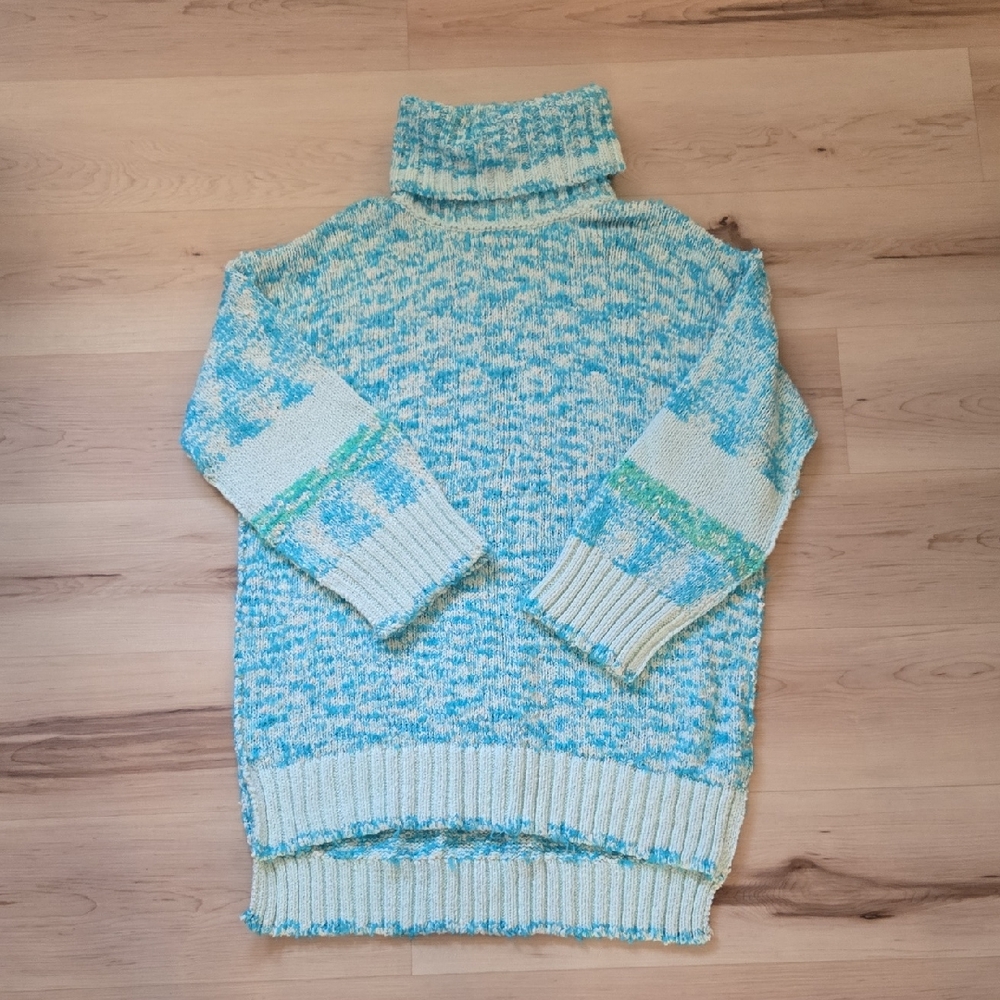 NWT Free People Winter Storm Tunic, Ice Castle Combo, Size Small